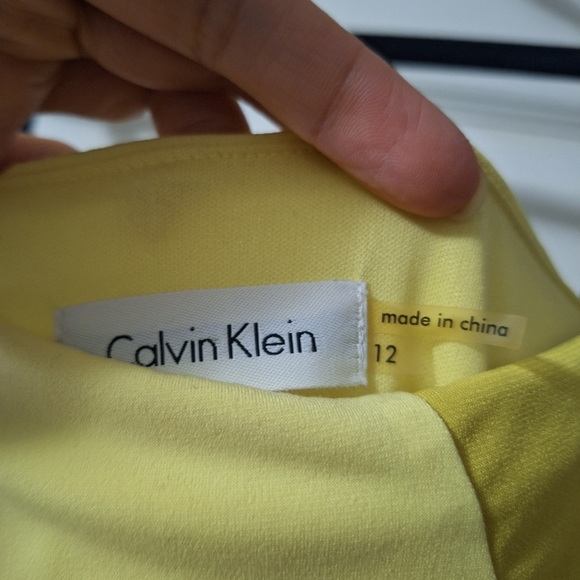Calvin Klein color block dress Size 12 - Picture 9 of 9